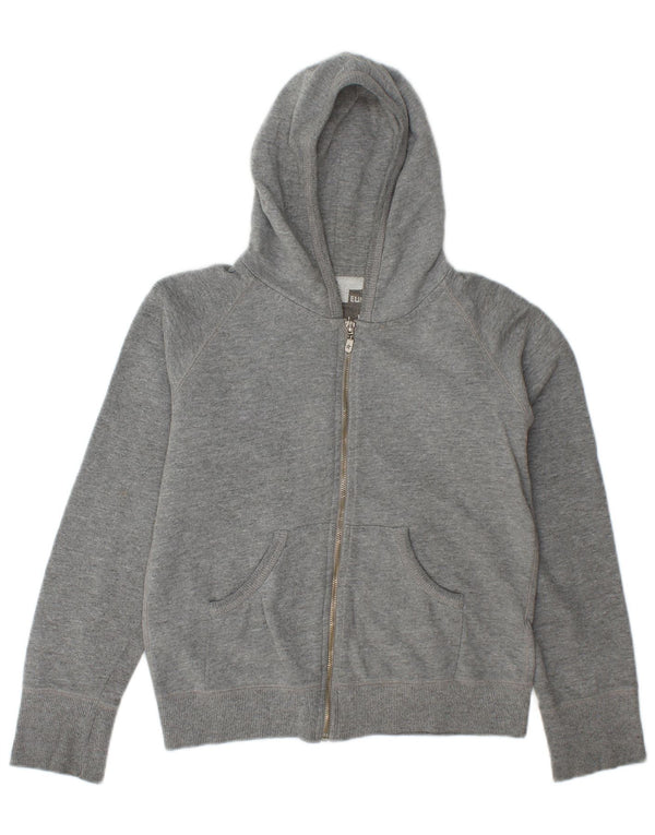 Zara Dame Hættetrøje Sweater UK 16 Stor Grå Bomuld