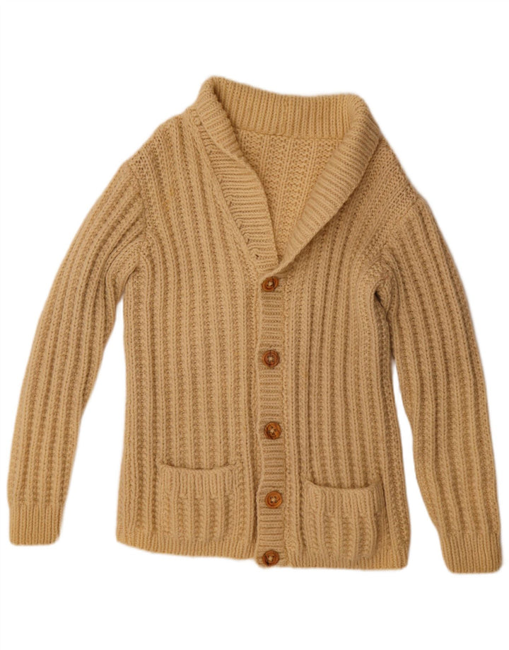 Vintage herre cardigan sweater XL Beige