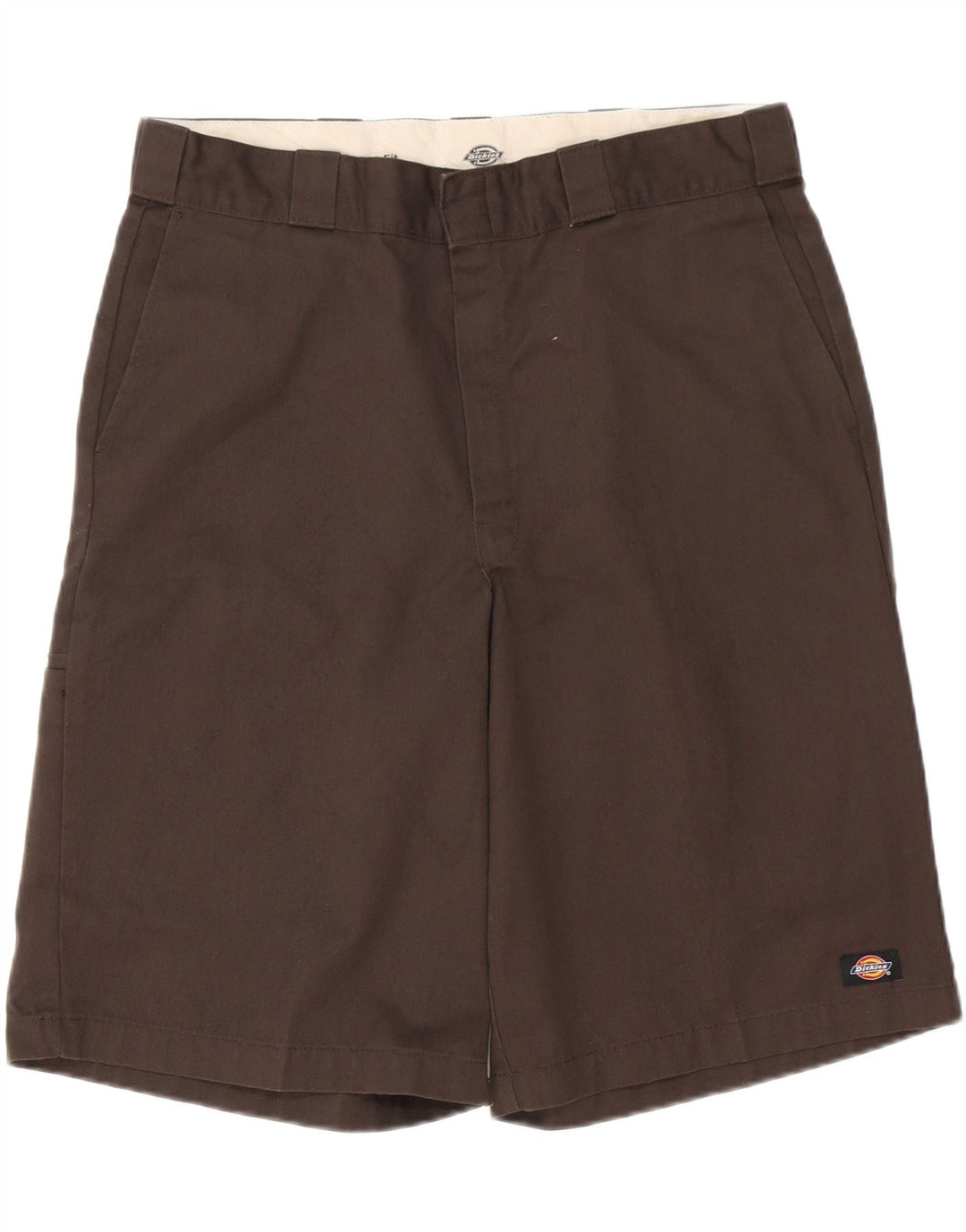 DICKIES Herre Loose Fit Chino Shorts W36 Large Brown Polyester