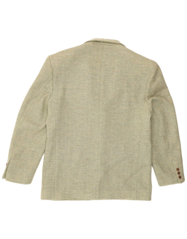Enrico Finzi Herre 2 Button Blazer Jacket IT 50 Large Green Sildeben