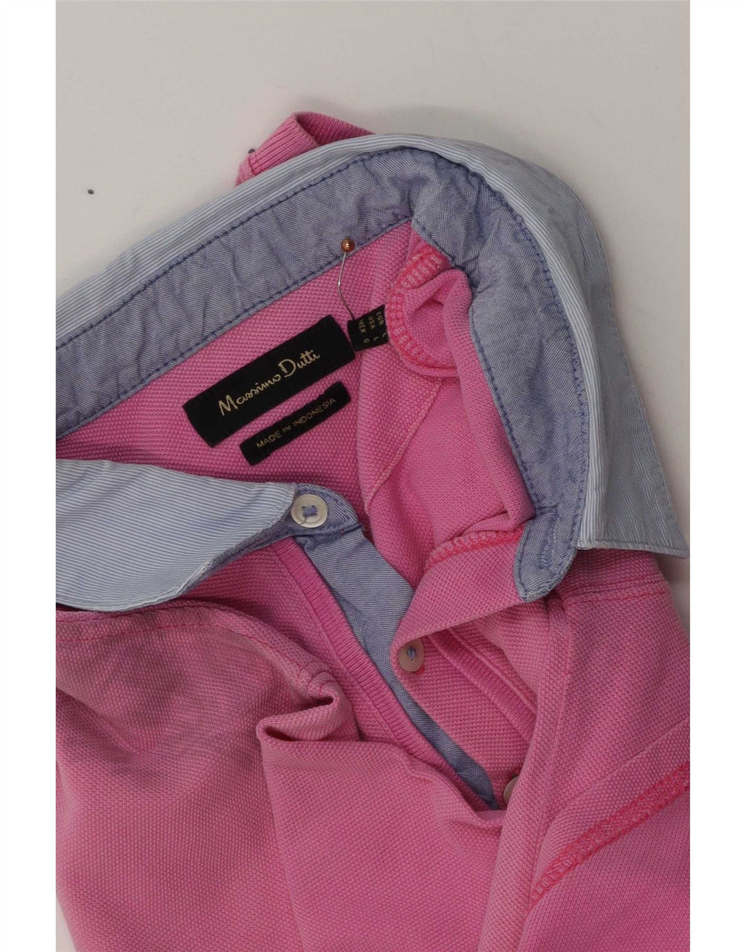 Massimo Dutti Polo Shirt til mænd Large Pink
