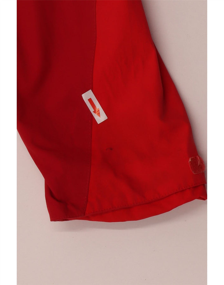 Jack Wolfskin Dame Hætte Regnjakke UK 22/24 2XL Rød