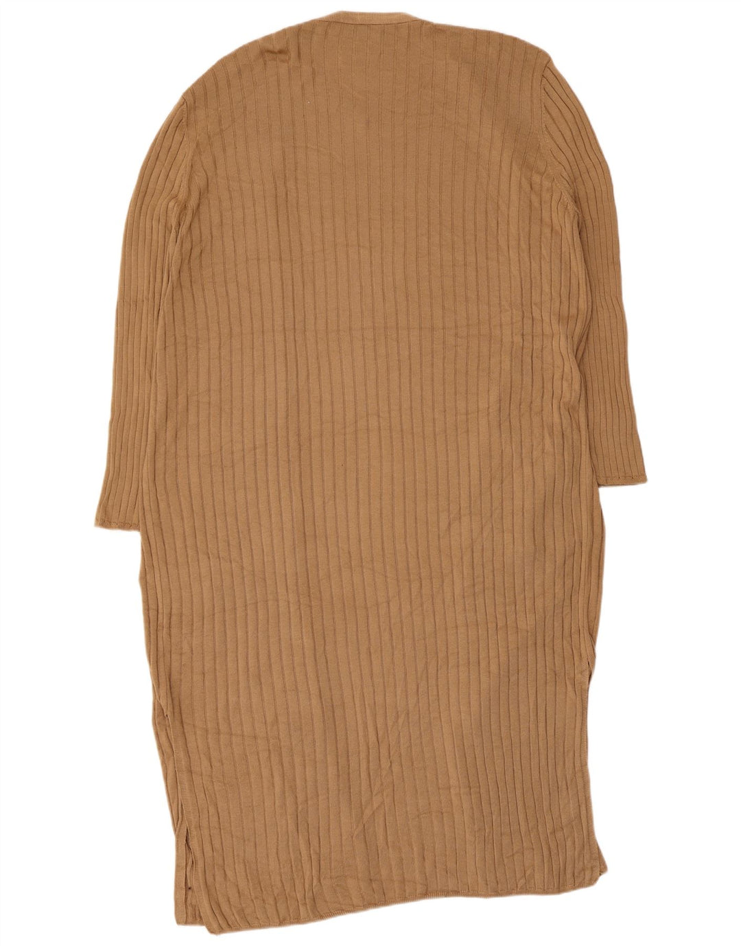 Marks & Spencer Dame Longline Cardigan Sweater UK 16 Large Brown