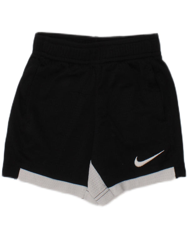 Nike Baby Boys grafiske sportsshorts 18-24 måneder Sort Colourblock