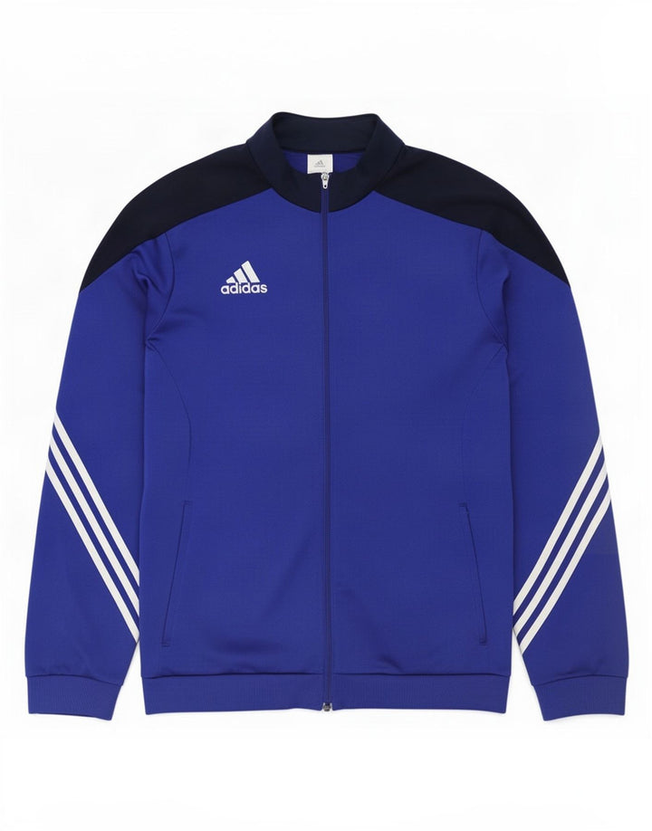 Adidas Træningsdragt til mænd, topjakke, stor blå farveblok