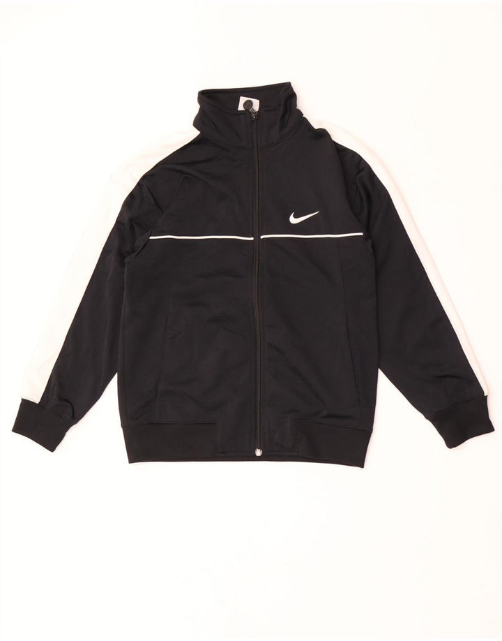 Nike træningsdragt topjakke til drenge 10-11 år Medium Sort Colourblock