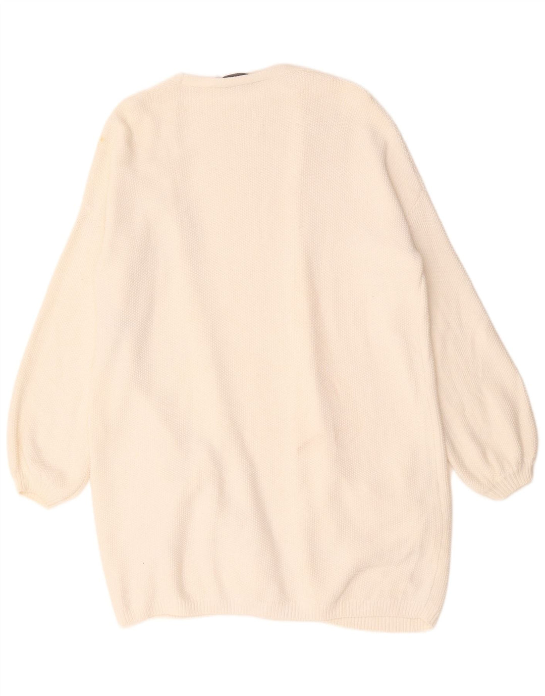 MINT VELVET Dame Oversized Longline cardigan sweater UK 14 Medium White