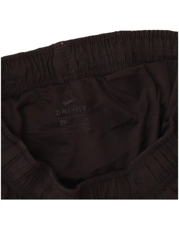 Nike Dame Dri Fit Sport Shorts UK 8 Small Black Polyester