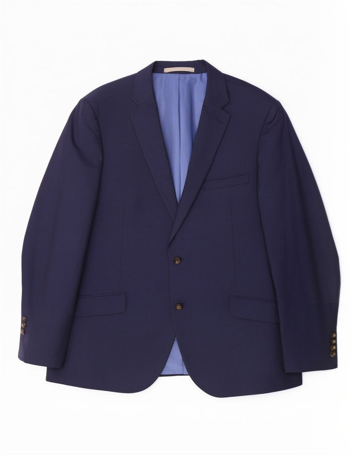Marks & Spencer Herre 2-knaps blazerjakke UK 44 XL Navy Blue Classic