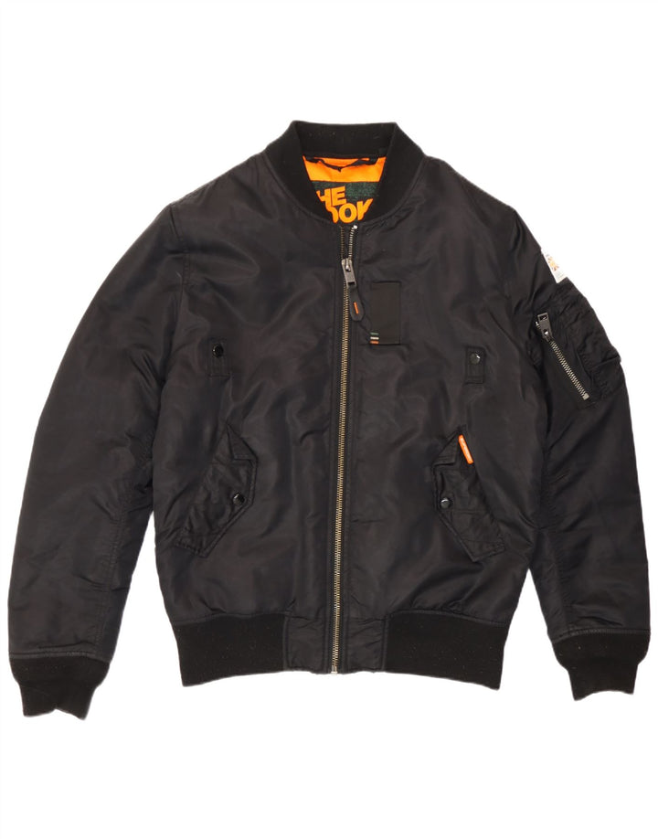 Superdry Herre The Rookie Bomber Jacket UK 40 Large Black