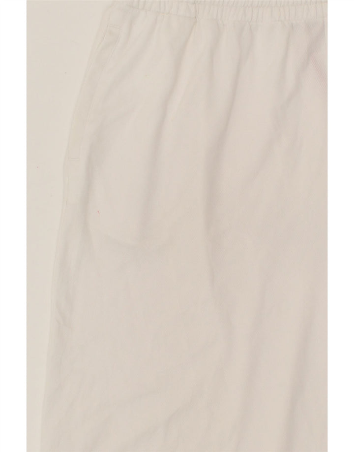 KAPPA Mens Sport Shorts Medium White Polyester Vintage Kappa and Second-Hand Kappa from Messina Hembry 