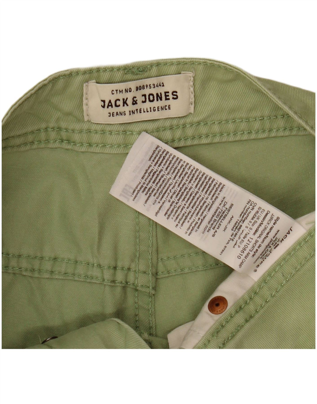 JACK & JONES Herre Regular Fit denimshorts W30 Mellemgrøn bomuld