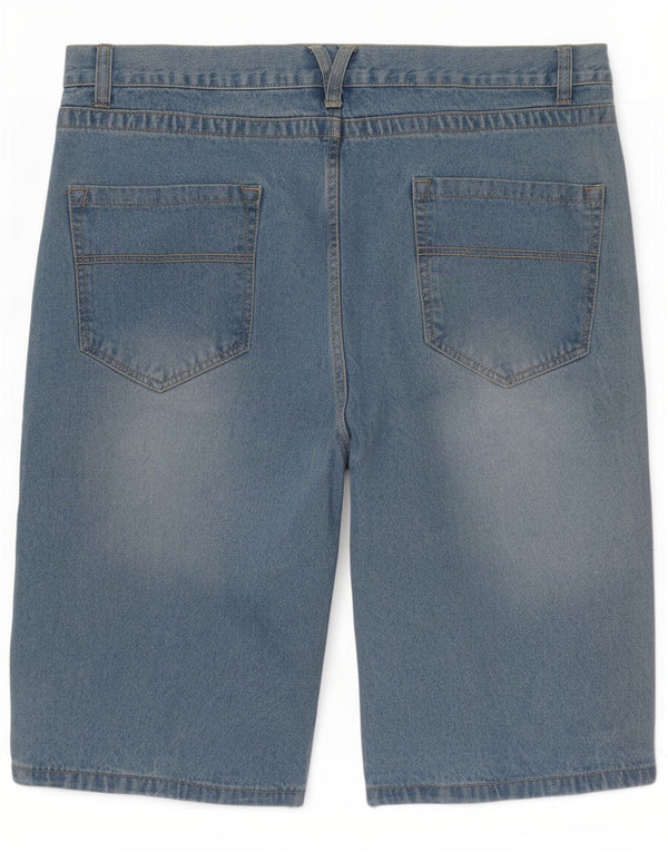 Pierre Cardin Herre Denim Shorts 3XL W42 Blå Bomuld
