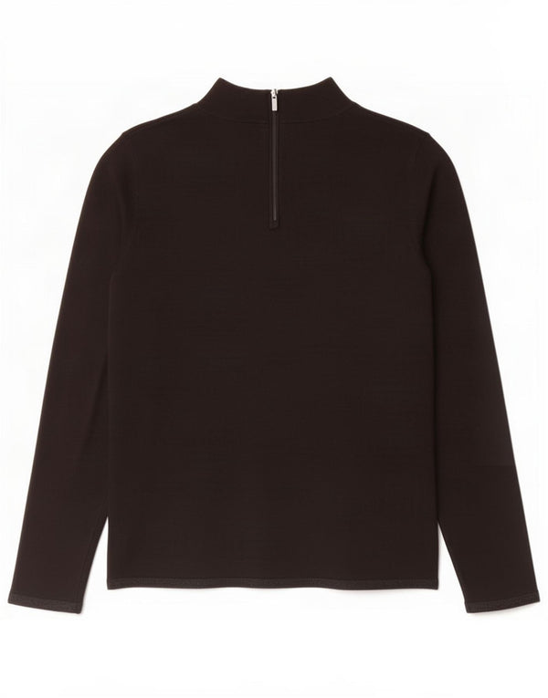 Coast Dame Turtle Neck Jumper Sweater UK 12 Medium Black Viscose