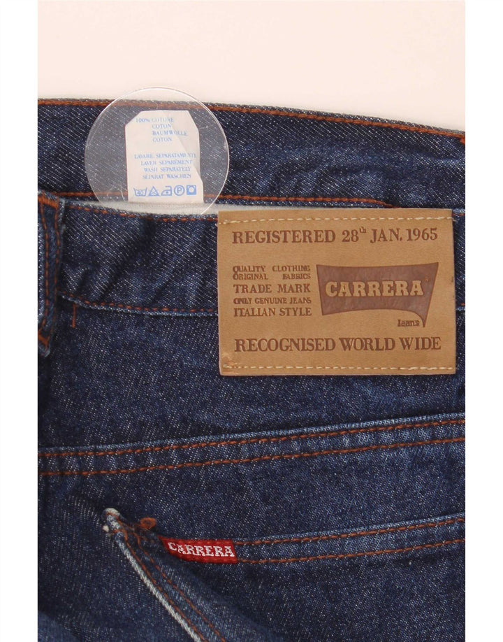 Carrera Straight Jeans til mænd W34 L31 Marineblå bomuld