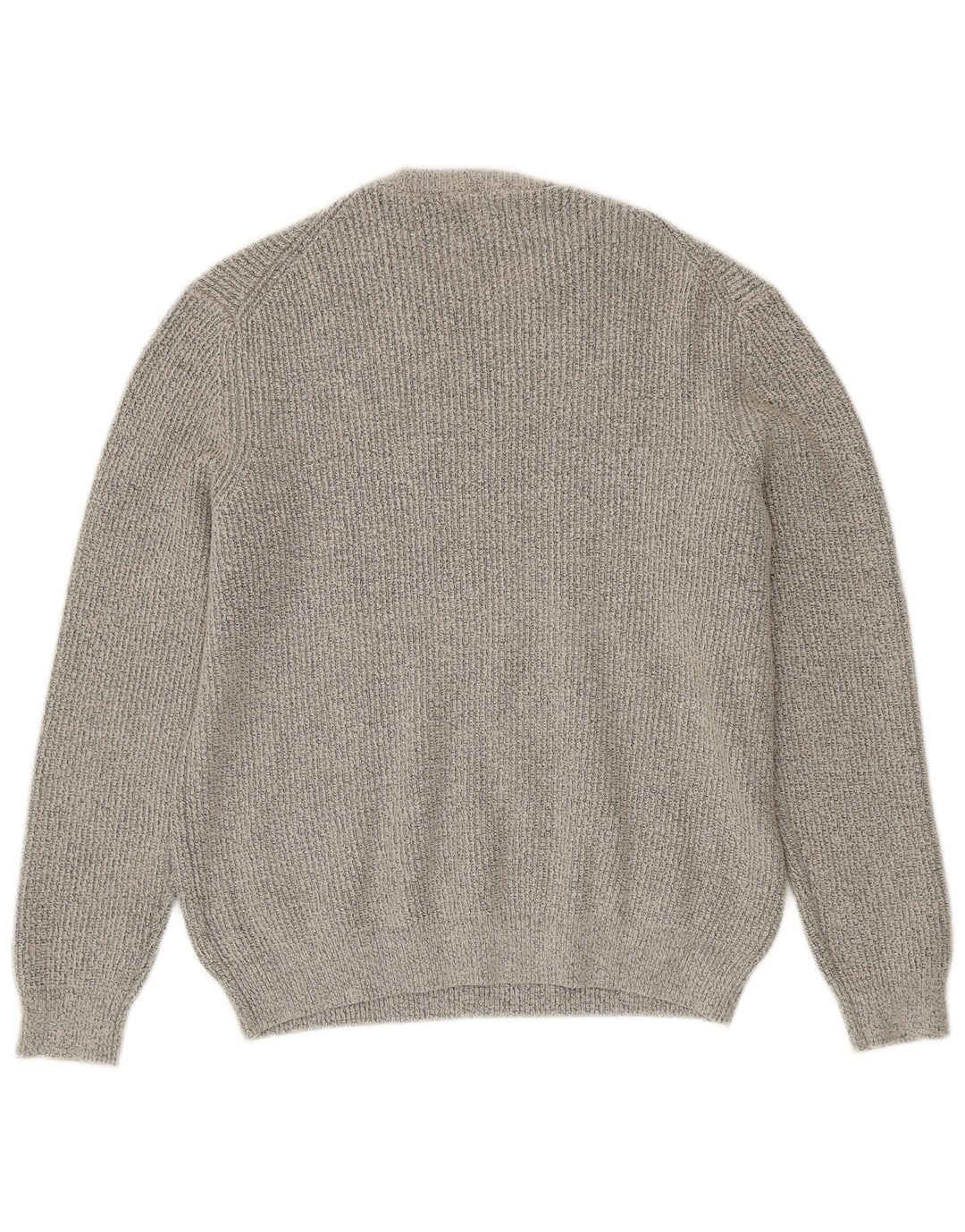 Marks & Spencer Herre sweater med rund hals, stor grå polyamid