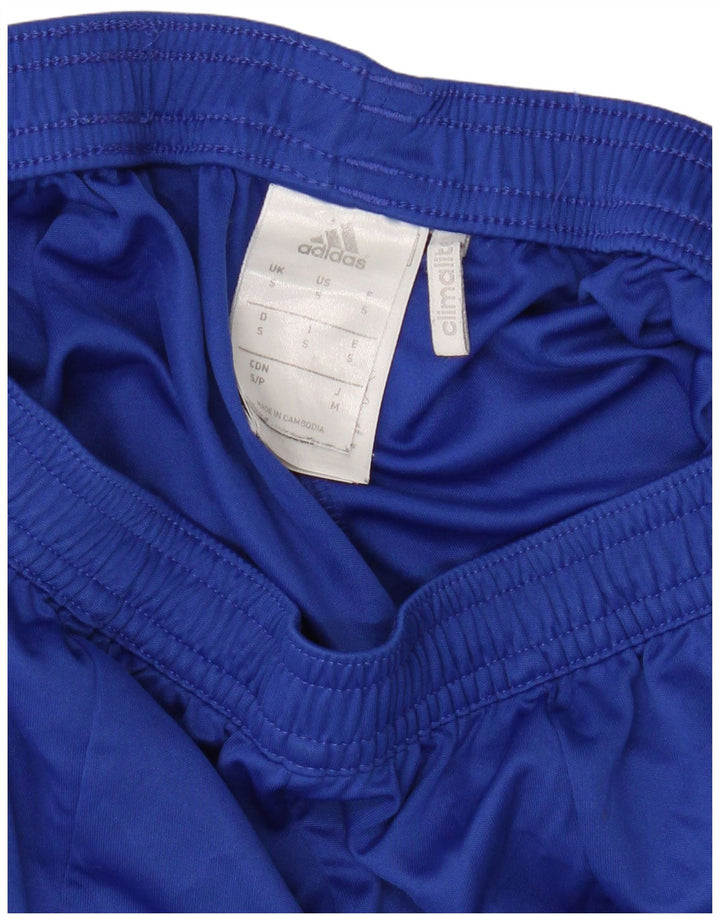 Adidas Herre Climalite Sportshorts Small Blue Colourblock Polyester