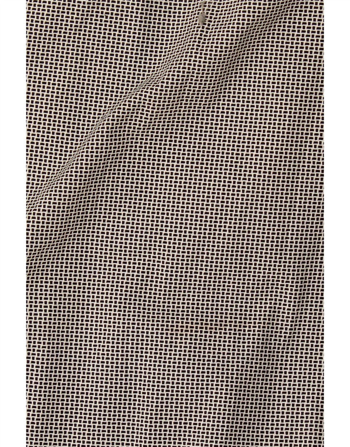 Hugo Boss Herre Regular Fit skjorte Medium Sort Geometrisk Bomuld