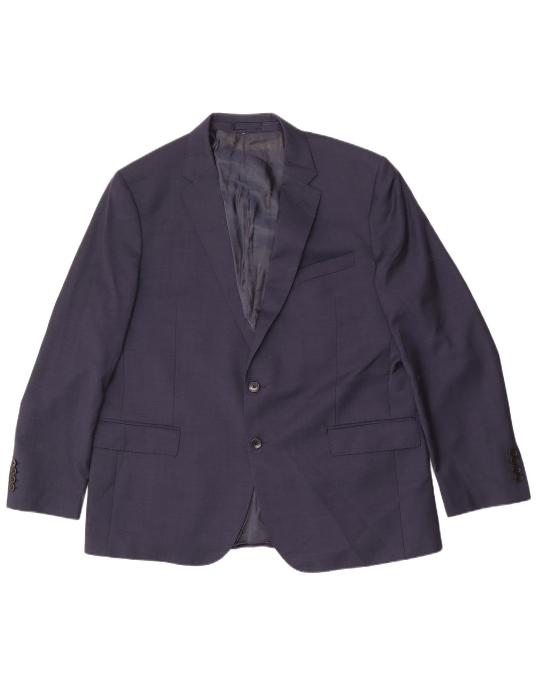 Marks & Spencer Herre Autograph 2 Button Blazer Jacket UK 48 2XL Navy Blue