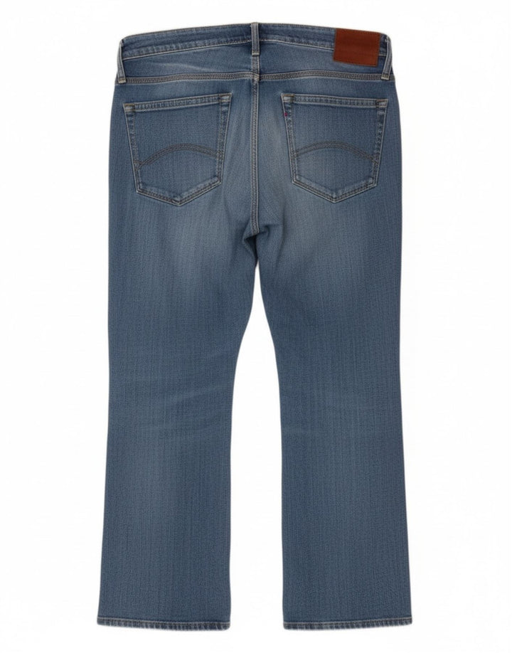 Tommy Hilfiger Herre Cropped Bootcut Jeans W34 L26 Blå Bomuld
