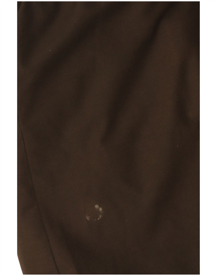 WRANGLER Parkajakke med hætte til kvinder UK 14 Medium Khaki Bomuld