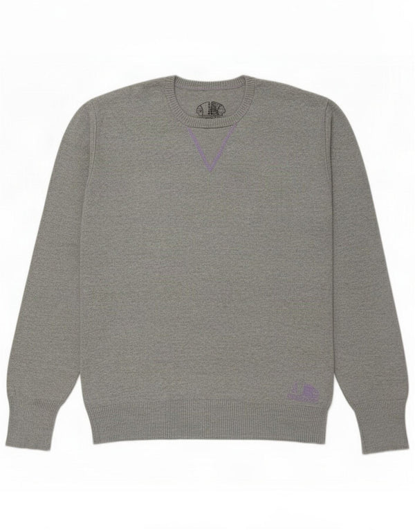Americanino Mens Crew Neck Jumper Sweater Medium Grey