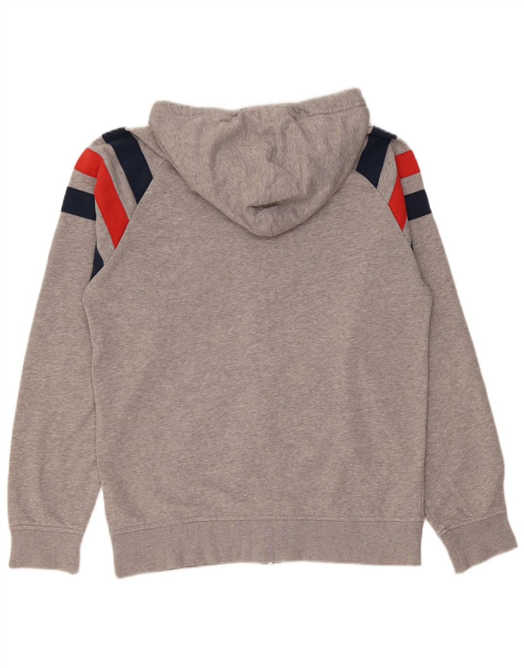 Adidas Hættetrøje med lynlås til mænd mellemgrå Colourblock Bomuld