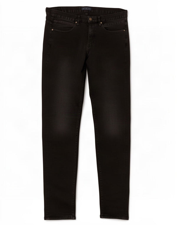 Zara Herre Slim Jeans EU 44 Large W34 L31 Sort