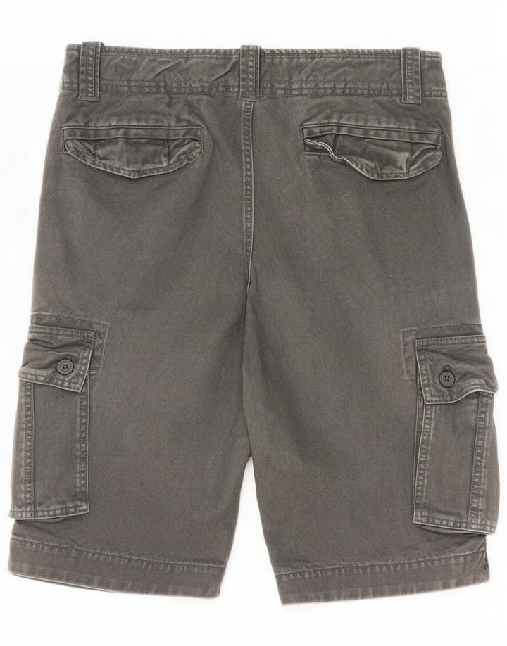 Superdry Herre Cargo Shorts Large W34 Grå Bomuld
