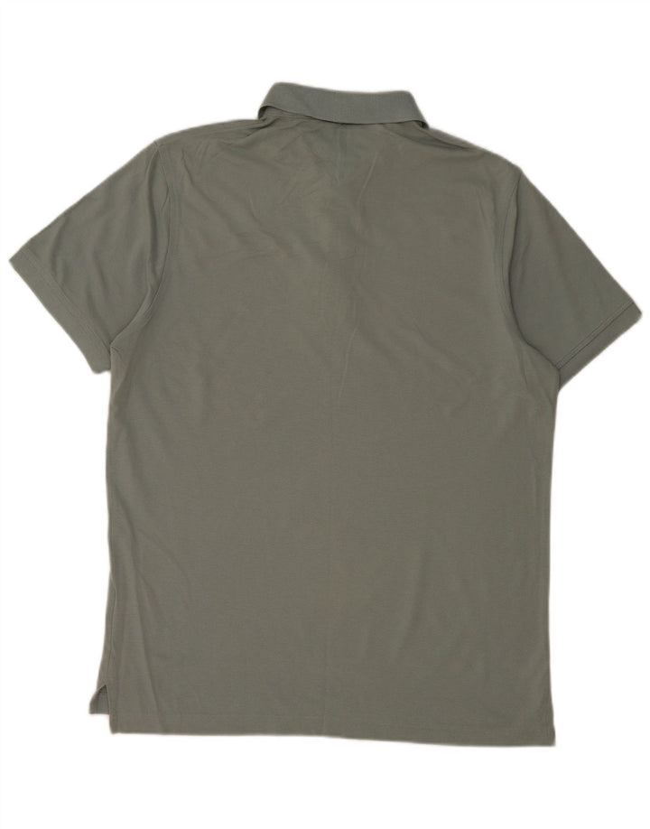 TOMMY HILFIGER Mens Slim Fit Polo Shirt Large Grey