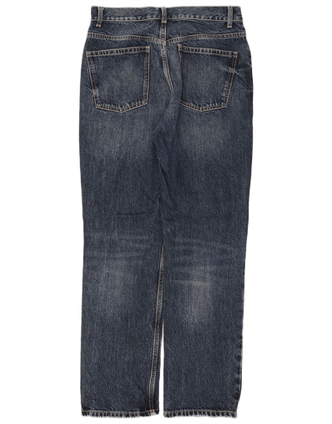 Zara Dame Straight Jeans EU 40 Medium W30 L29 Blå