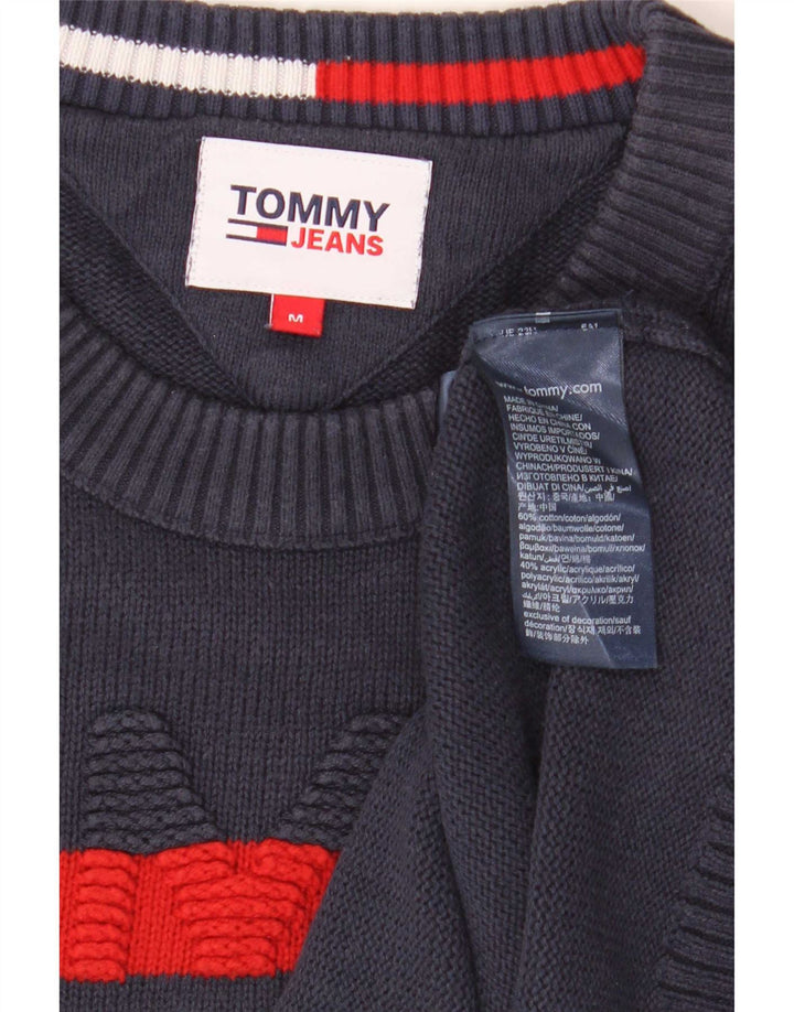 Tommy Hilfiger Herre Crew Neck sweater Medium Navy Blue Bomuld