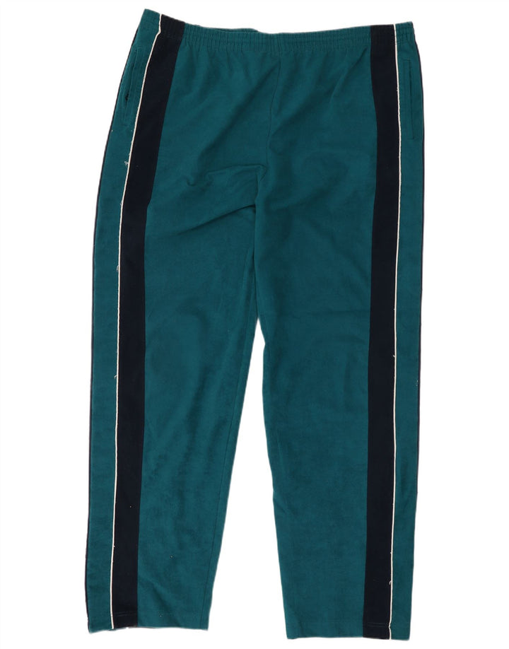 Kappa Herre grafisk træningsdragt Bukser Large Blue Colourblock Polyester