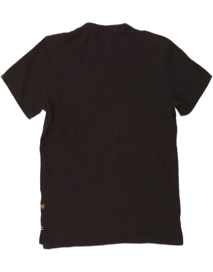 G-STAR Herre grafisk T-shirt Top Medium Sort Bomuld