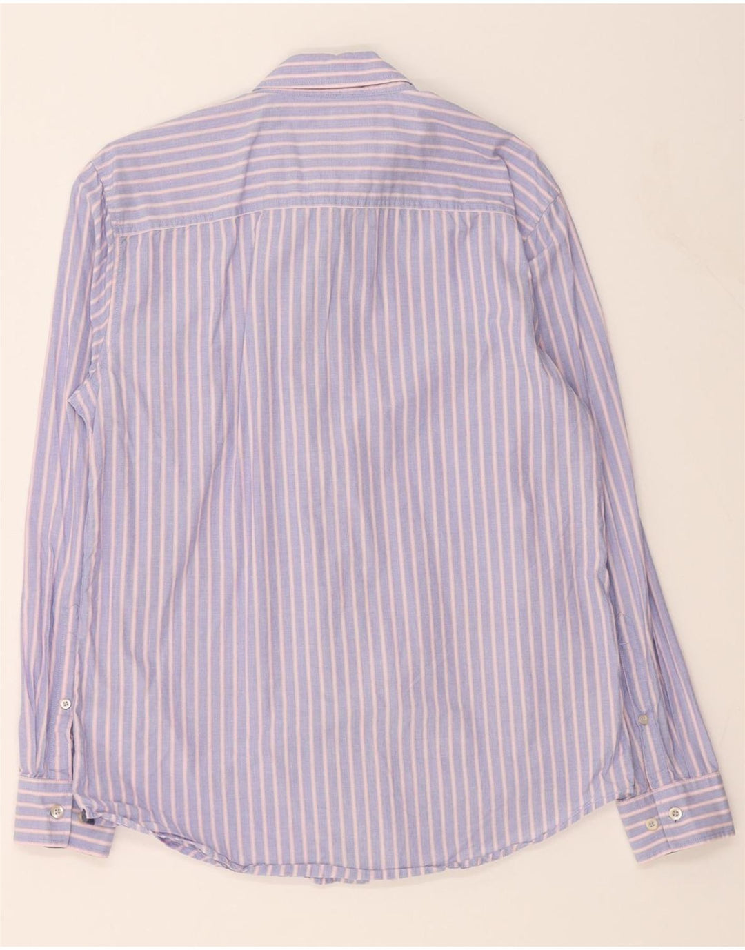 JOULES Mens Shirt Medium Purple Pinstripe Cotton Vintage Joules and Second-Hand Joules from Messina Hembry 