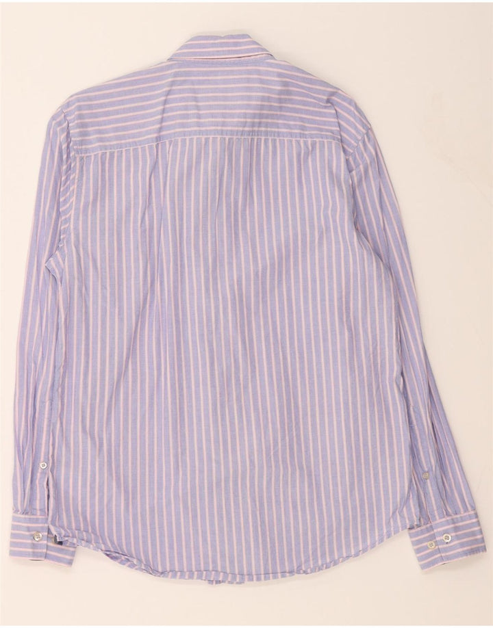 JOULES Mens Shirt Medium Purple Pinstripe Cotton Vintage Joules and Second-Hand Joules from Messina Hembry 