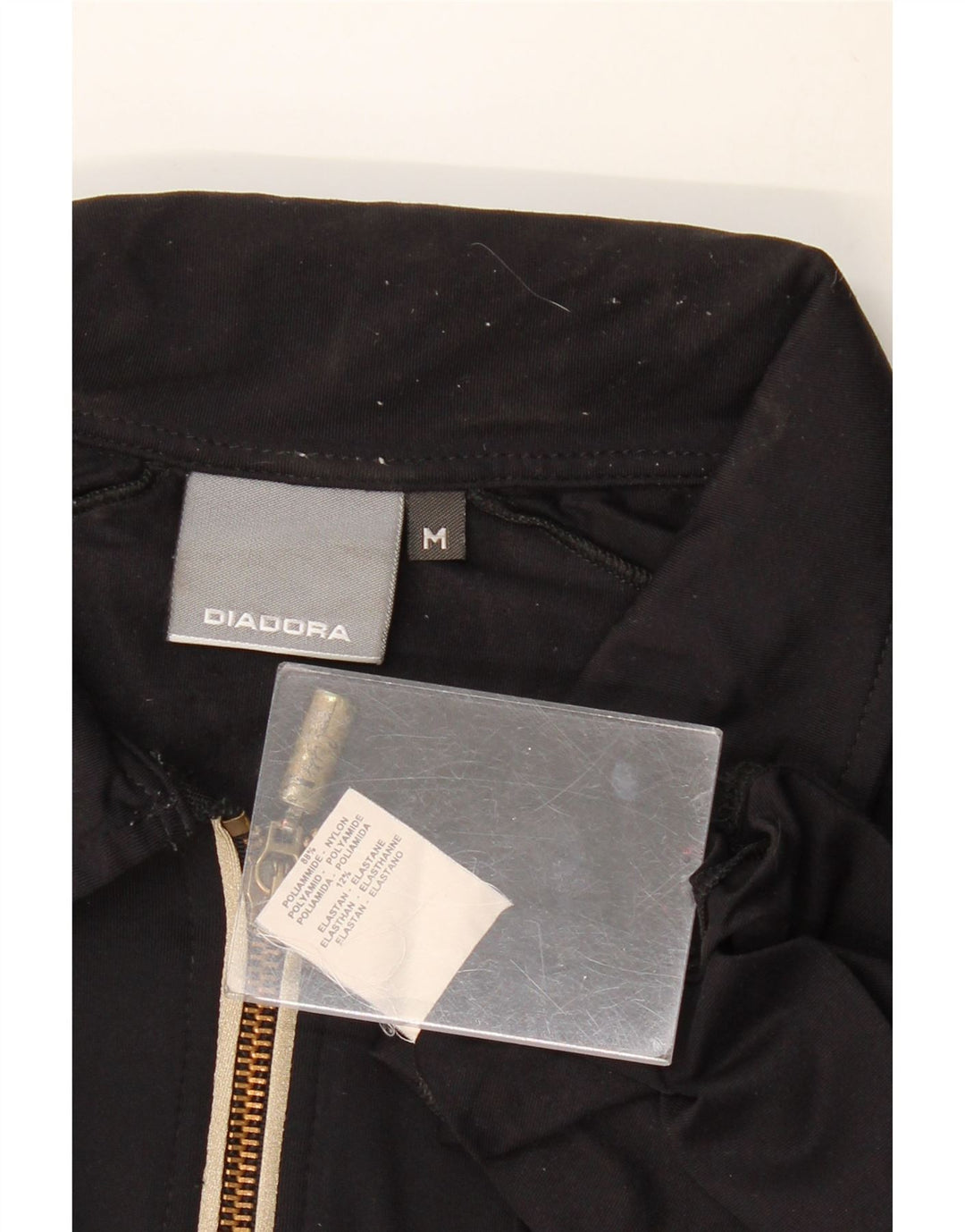 DIADORA Grafisk poloshirt til mænd Medium Sort Colourblock Polyamid