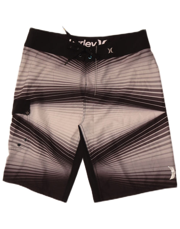 Harley Badeshorts til mænd Medium flerfarvet stribet polyester