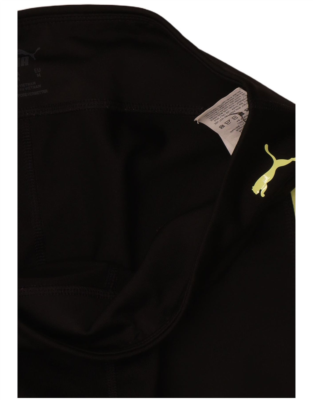 Puma Grafiske Leggings til kvinder UK 12 Medium Sort Colourblock Nylon