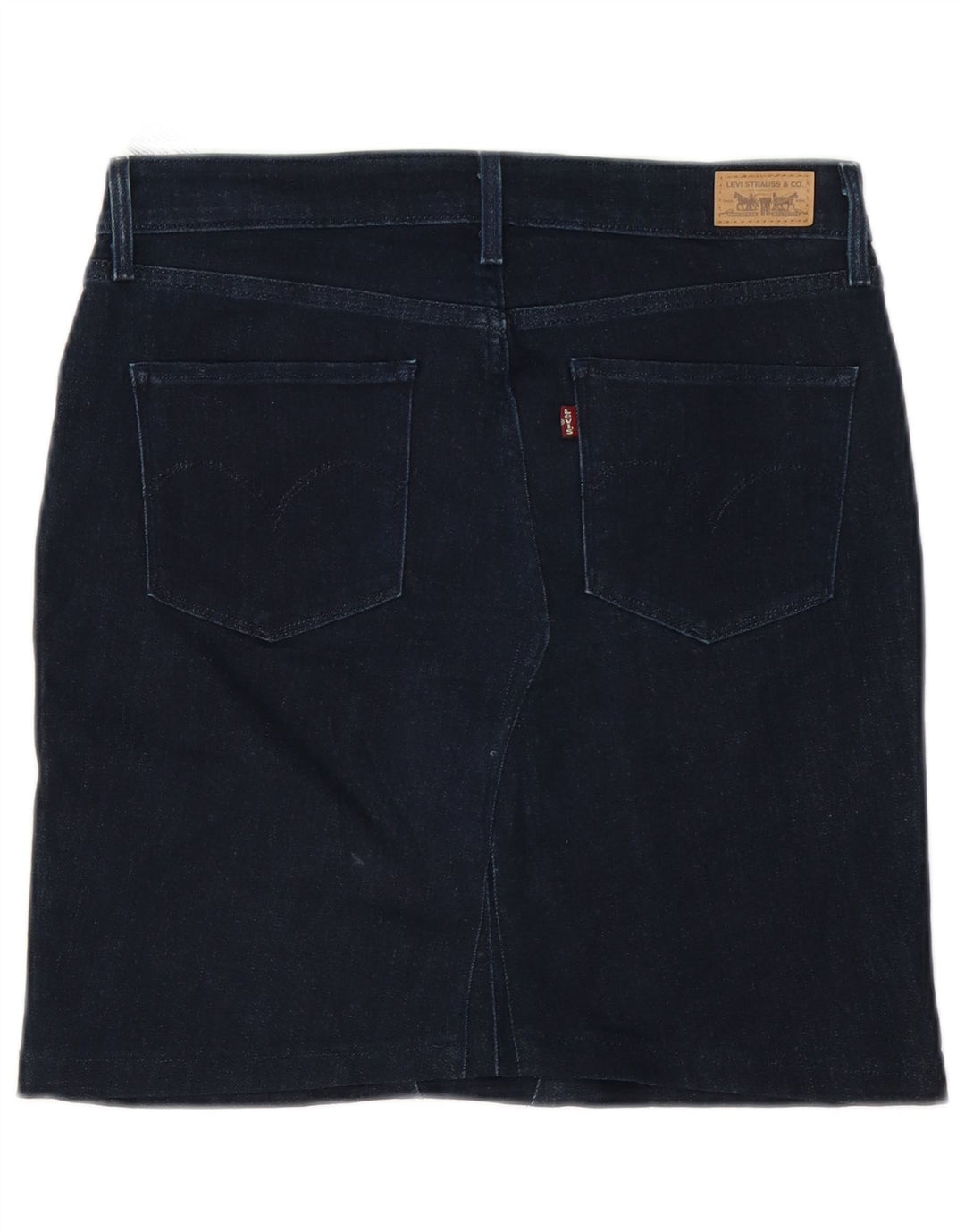 Levi's denimnederdel til kvinder W30 Medium marineblå bomuld