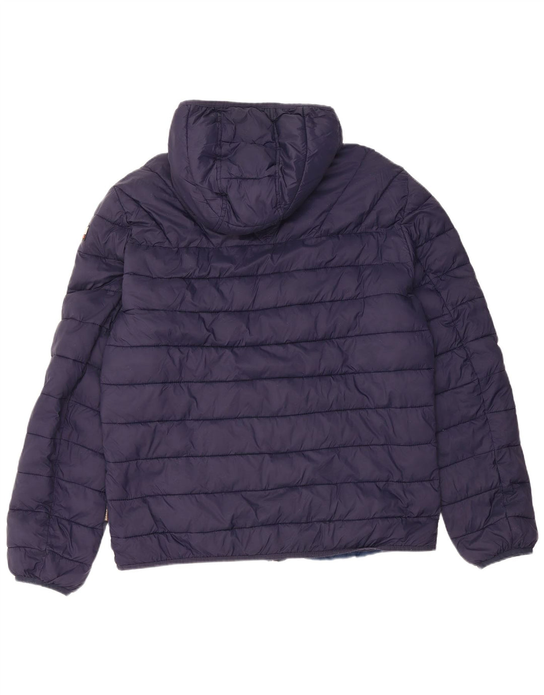 Napapijri Herre hættepolstret jakke UK 44 2XL marineblå polyamid