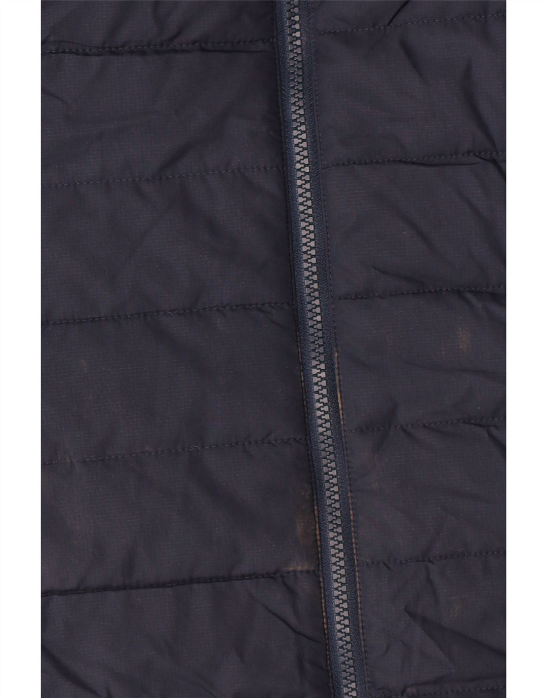 Jack Wolfskin Dame Hætte Polstret Frakke UK 8/10 Small Navy Blue Polyester