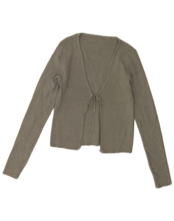 Vintage Bolero Jumper til kvinder UK 10 Small Khaki