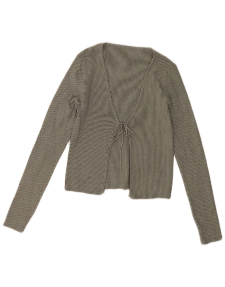 Vintage Bolero Jumper til kvinder UK 10 Small Khaki