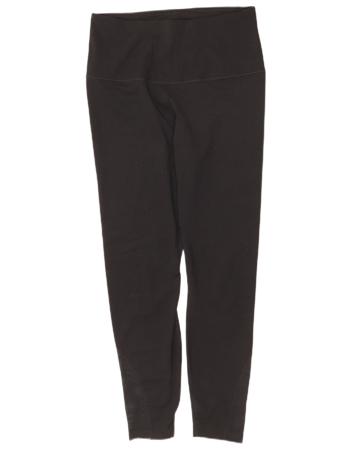 Nike Dame Dri Fit Leggings UK 14 Large Black Polyester