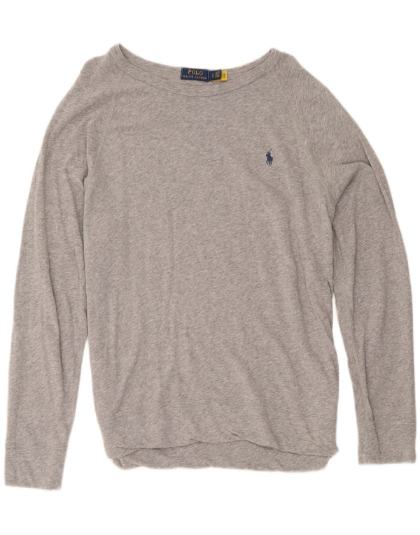 Polo Ralph Lauren Herre Sweatshirt Jumper Large Grå Flecked Bomuld