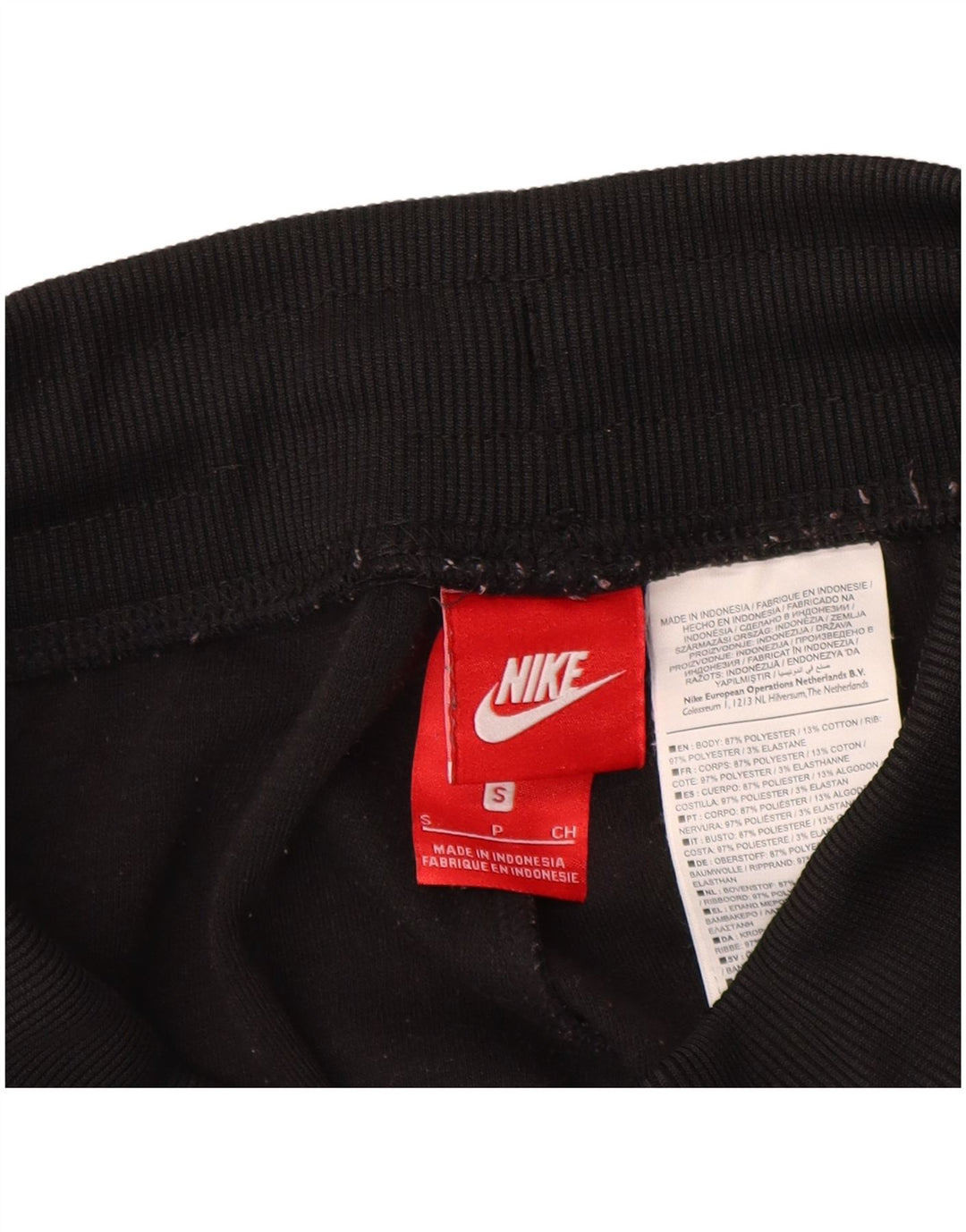 NIKE træningsdragt til kvinder Joggers UK 8 Small Black Colourblock