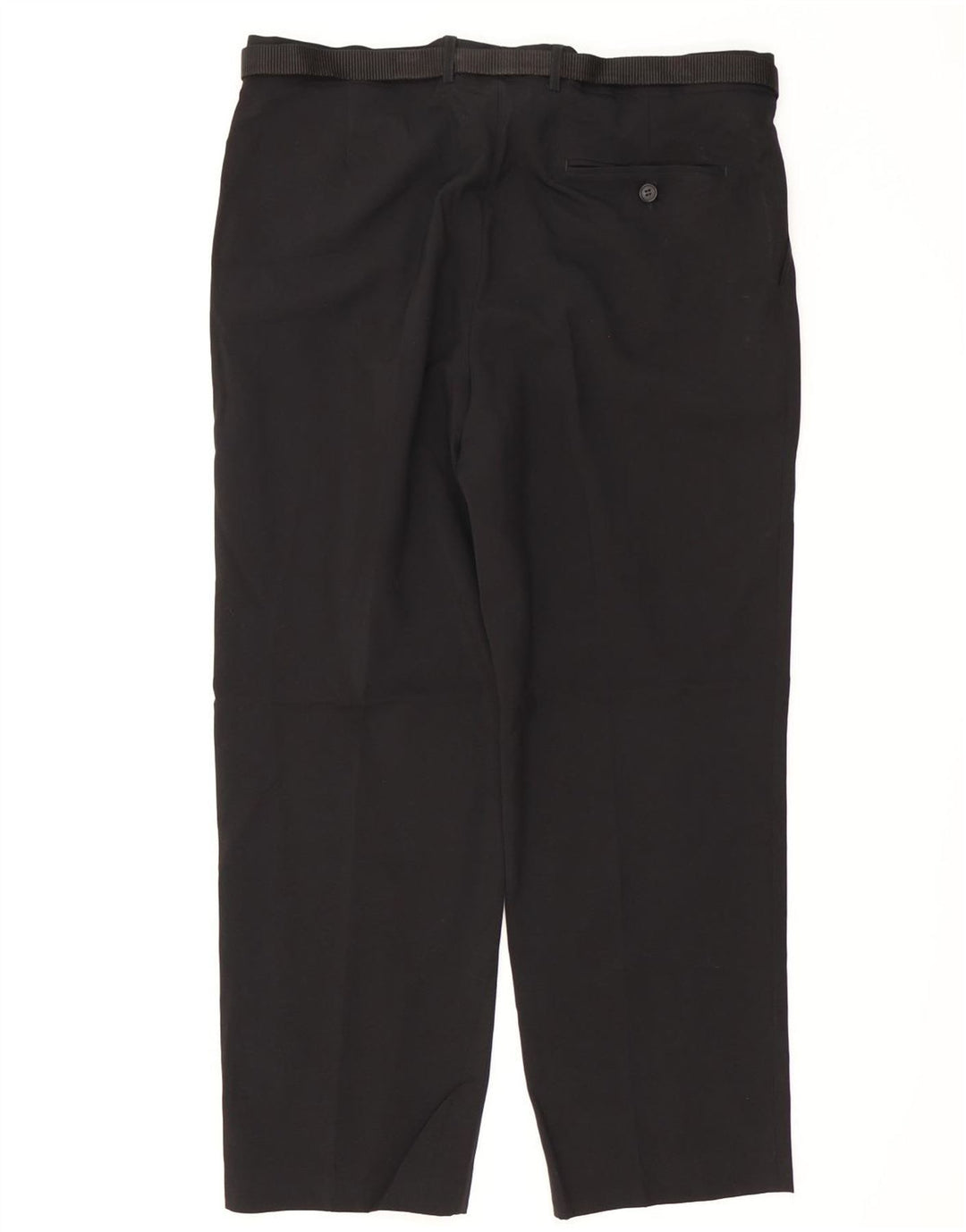 MARKS & SPENCER Herre Regular Fit Chinobukser W36 L29 sort polyester