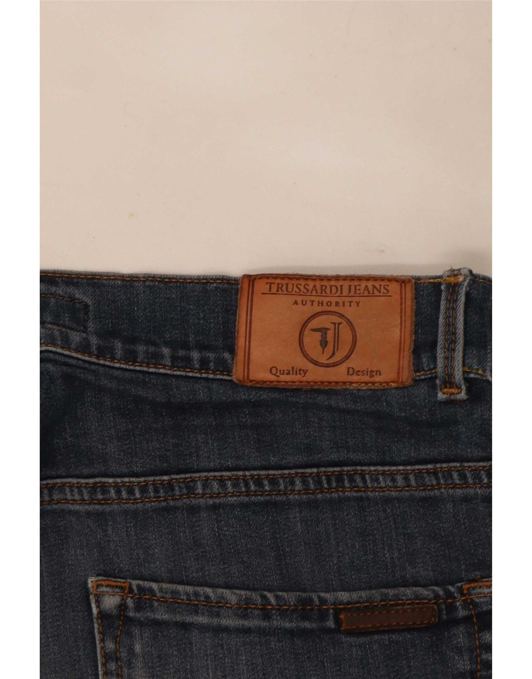 Trussardi Straight Jeans til mænd W32 L28 Blå