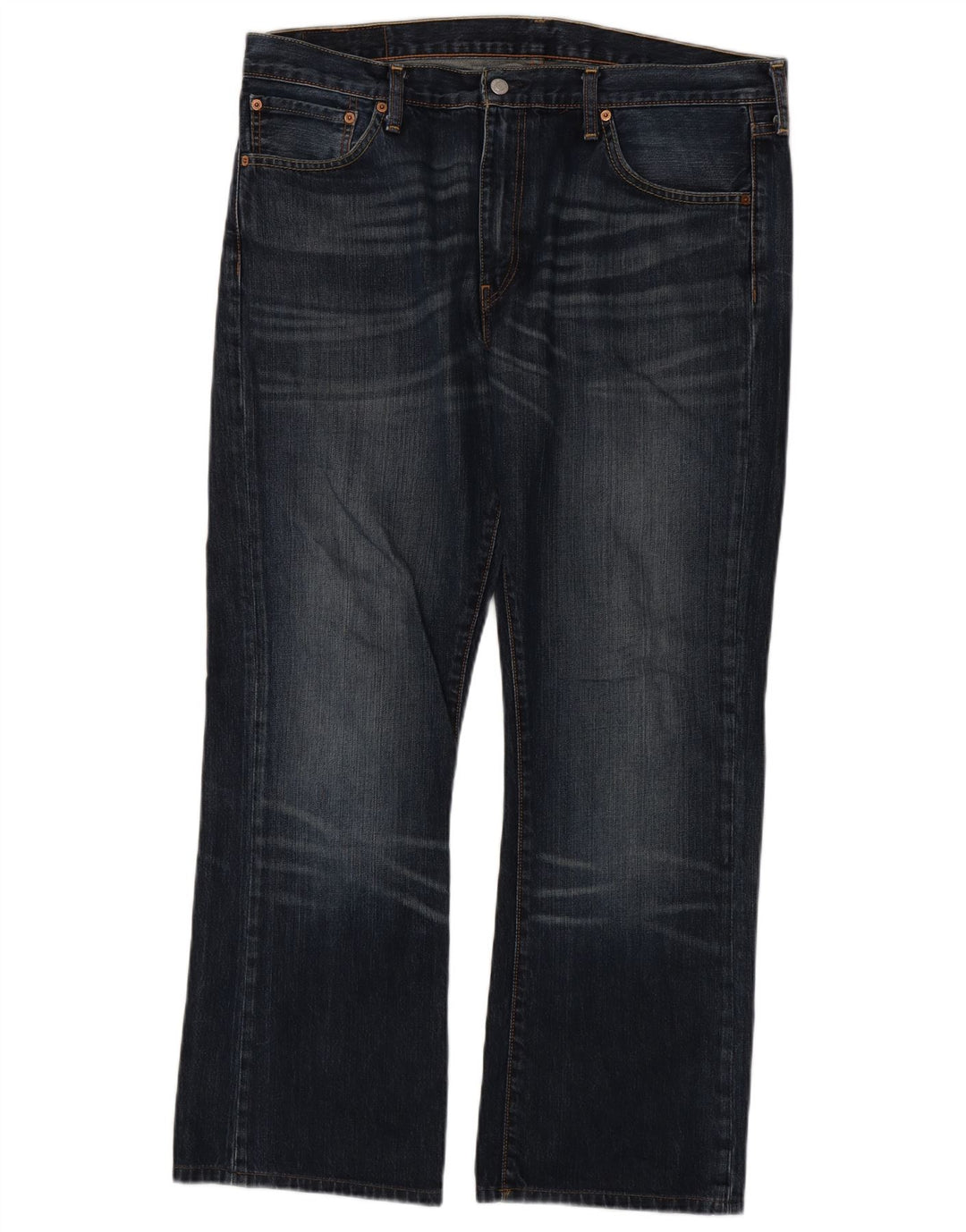 Levi's Herre 527 Bootcut Jeans W38 L30 Marineblå Bomuld